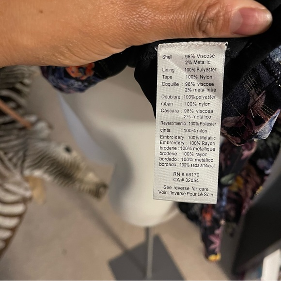 Binet Bahl floral anthropology top - Picture 4 of 9